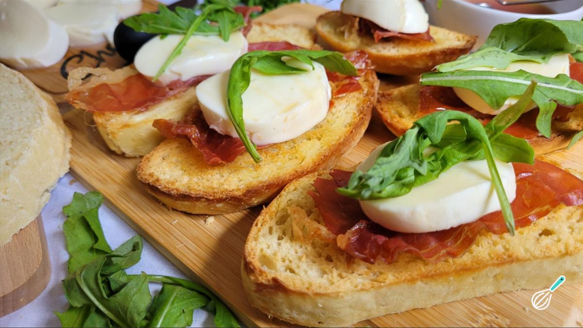 Receita de Bruschetta de parma