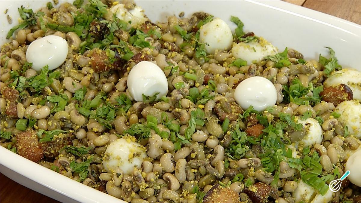 Receita de Feijão verde tropeiro