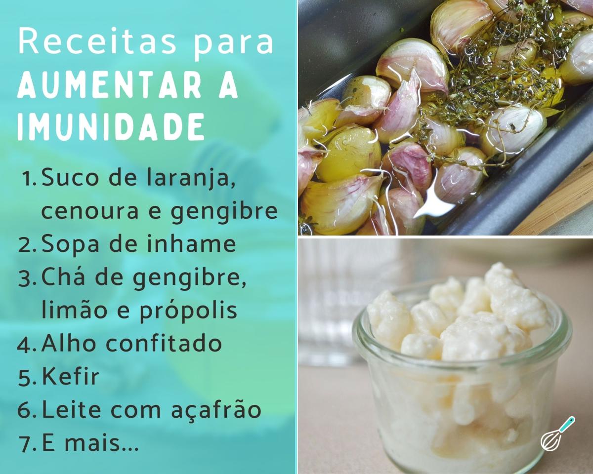 10 receitas simples para aumentar a imunidade
