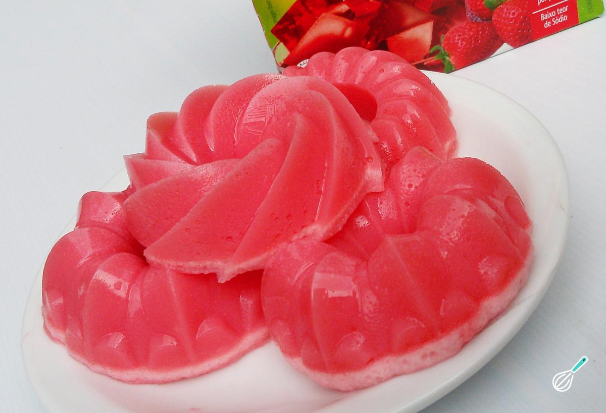Receita de Bala de gelatina de morango