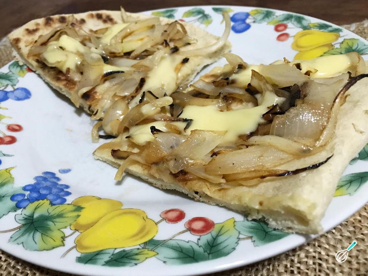 Receita de Pizza na churrasqueira