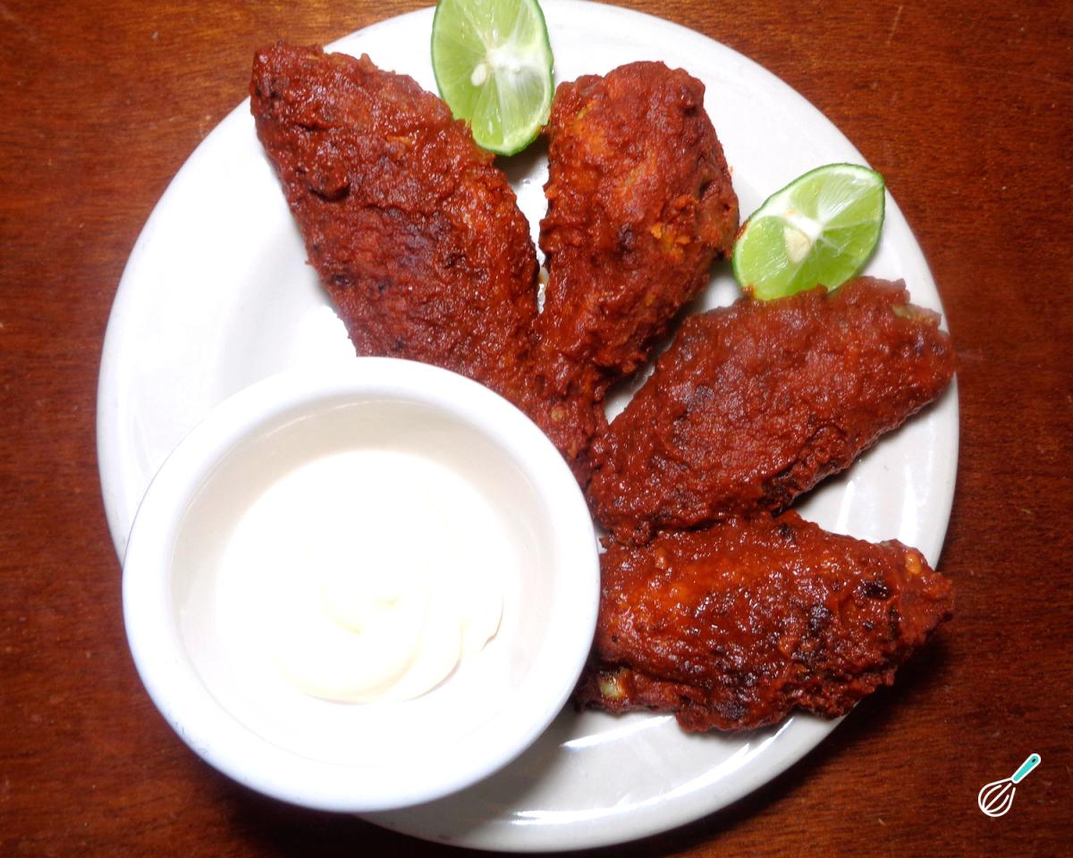 Receita de Asa de frango com molho de pimenta