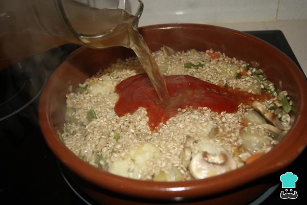 Receita de Arroz integral com legumes - Passo 5