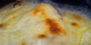 Bacalhau ao forno com molho branco