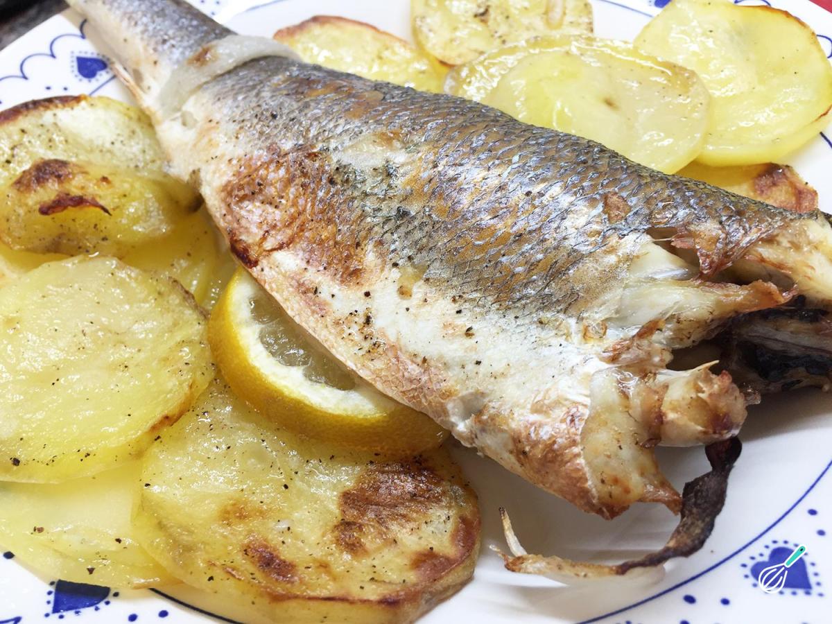Receita de Robalo assado no forno com batata