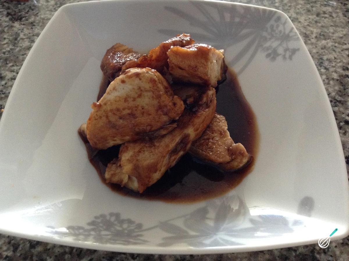 Receita de Frango com molho de soja e mel