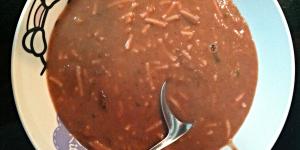 Receita de Sopa de feijão com macarrão