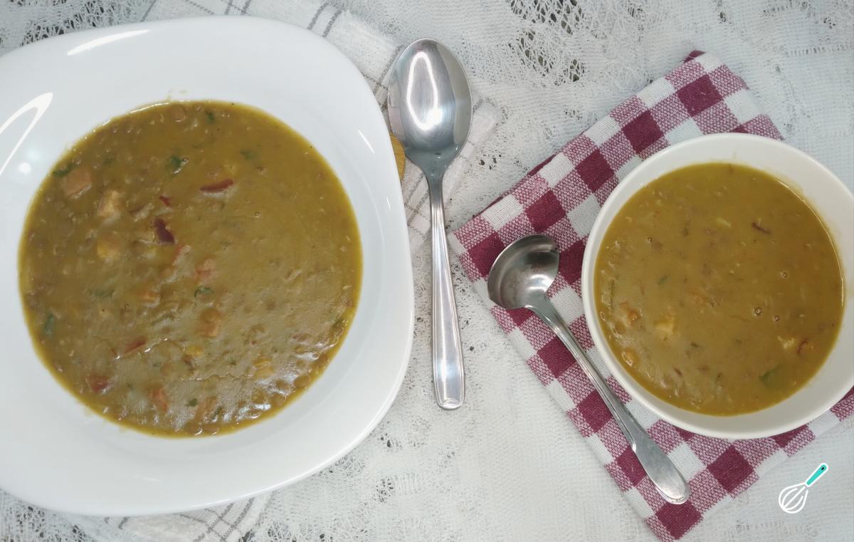 Receita de Lentilha com bacon