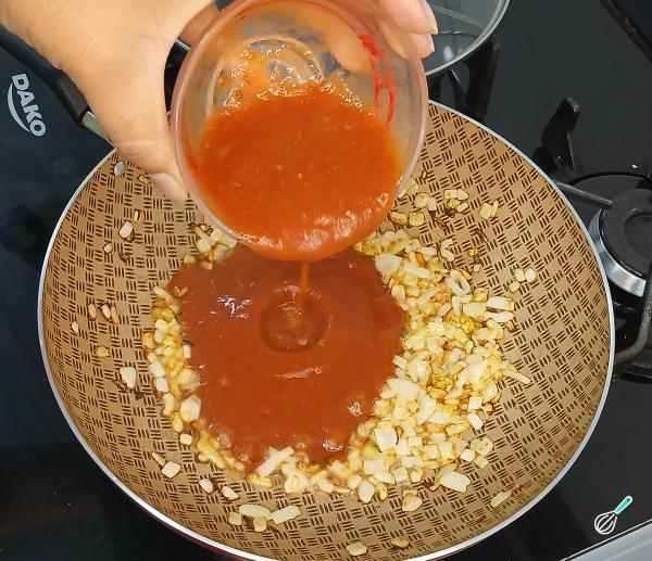 Receita de Macarrão de beterraba - Passo 9