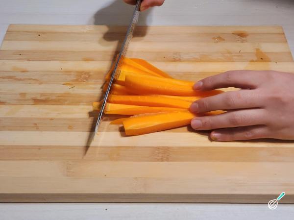 Receita de Salada para o Natal - Passo 1