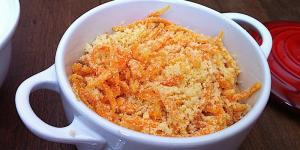 Farofa de cenoura