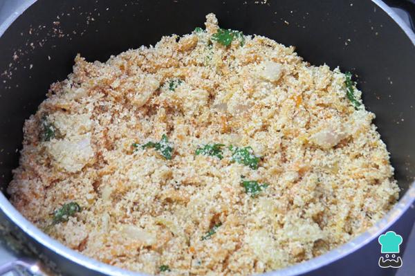 Receita de Farofa de cenoura - Passo 3