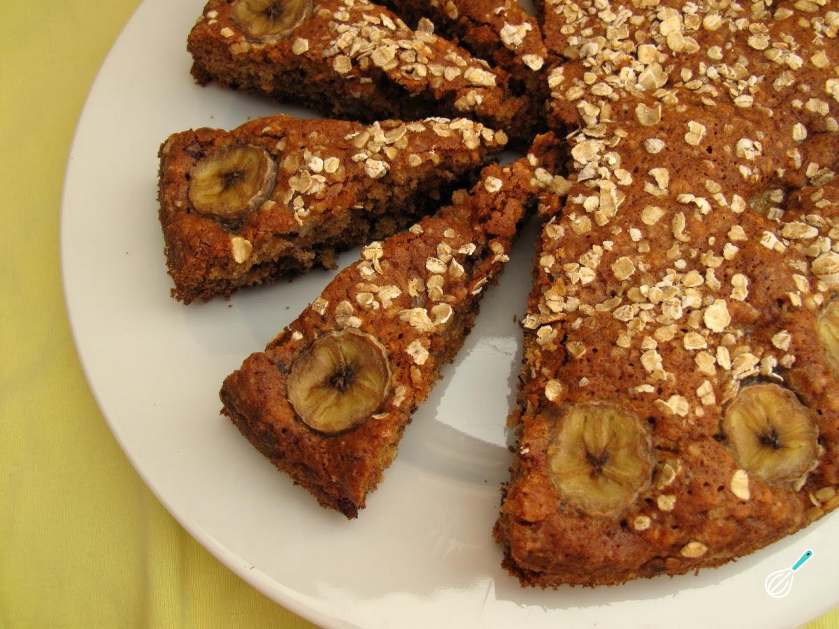 Receita de Bolo funcional de banana