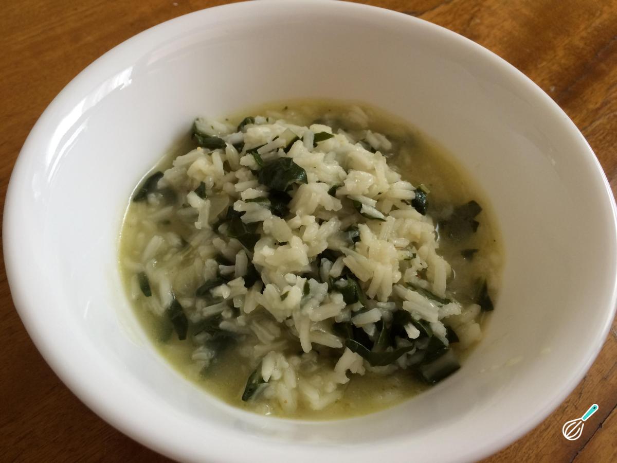 Receita de Arroz com acelgas