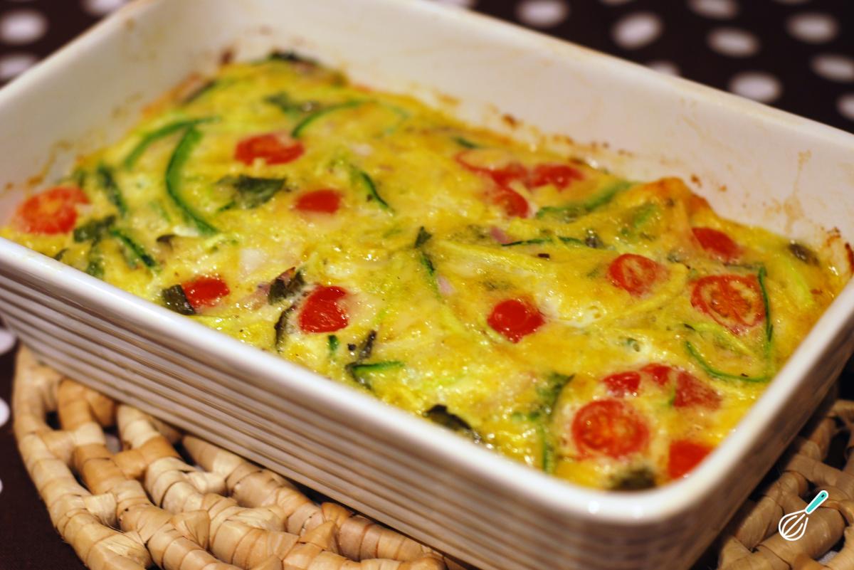 Receita de Omelete de forno com legumes