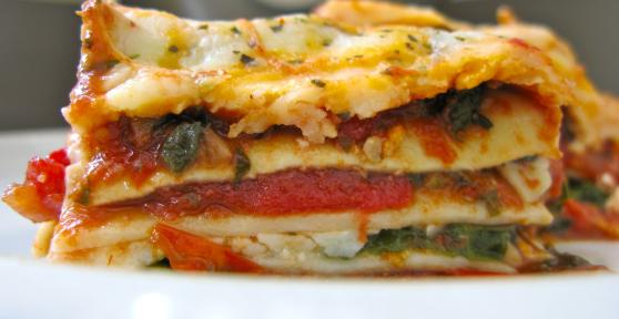 Receita de Lasanha de legumes light