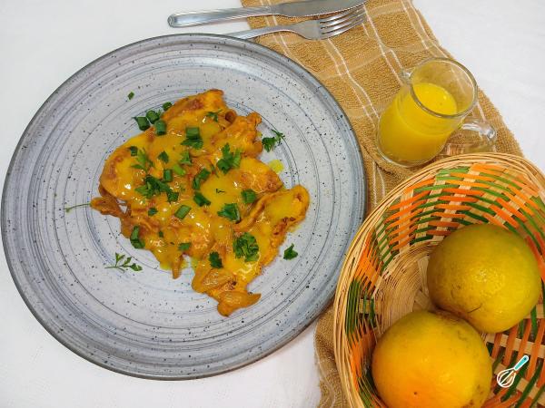 Receita de Filé de frango ao molho de laranja