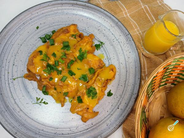 Receita de Filé de frango ao molho de laranja - Passo 5