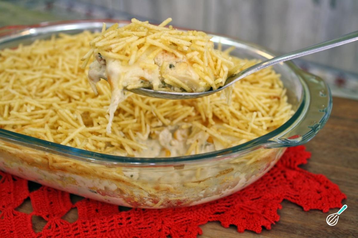 Receita de Fricassê de frango para 30 pessoas