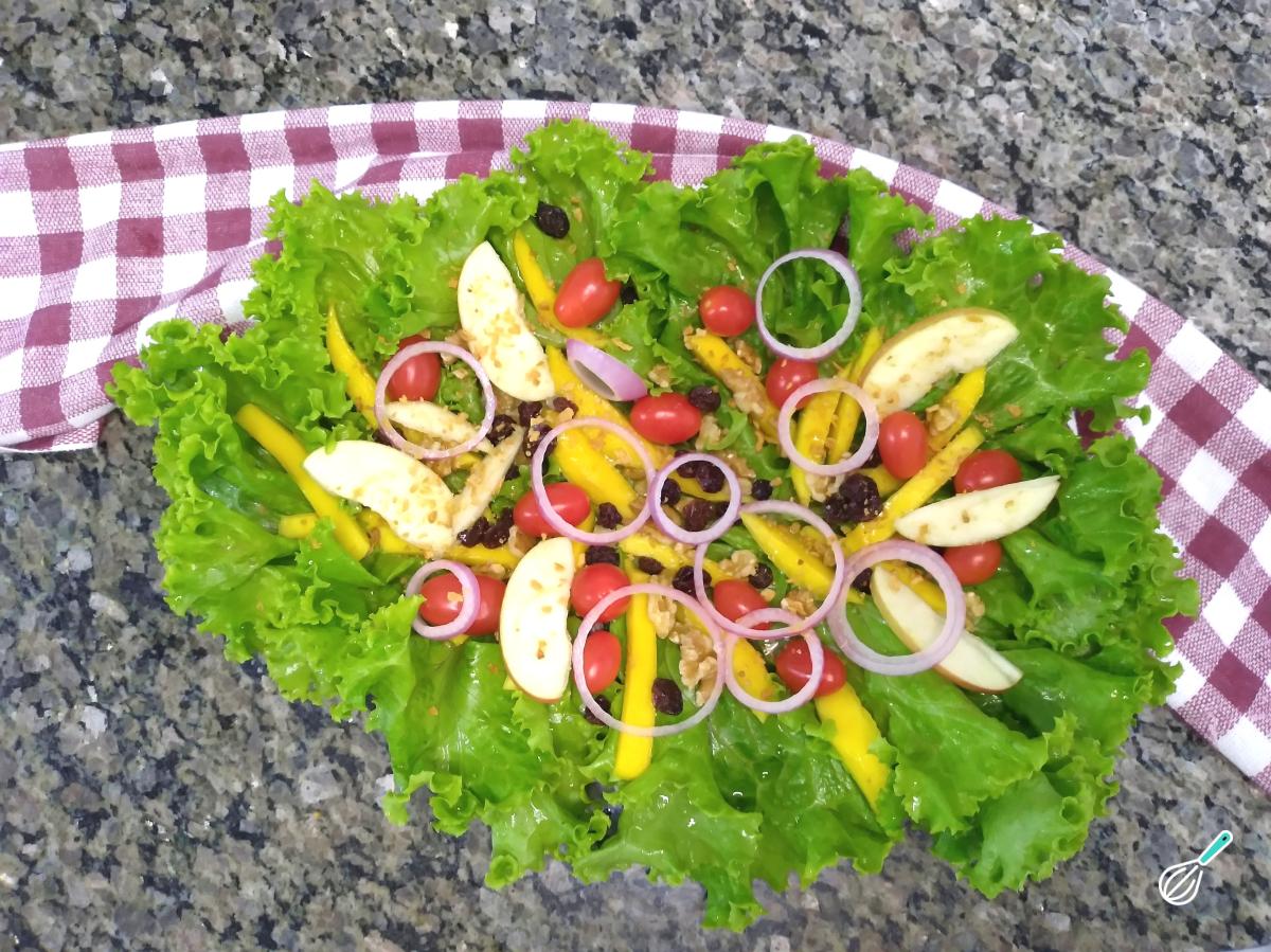 Receita de Salada de natal simples