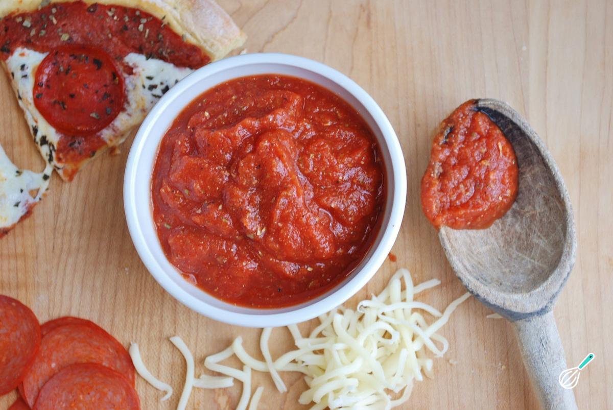 Receita de Molho de tomate caseiro para pizza
