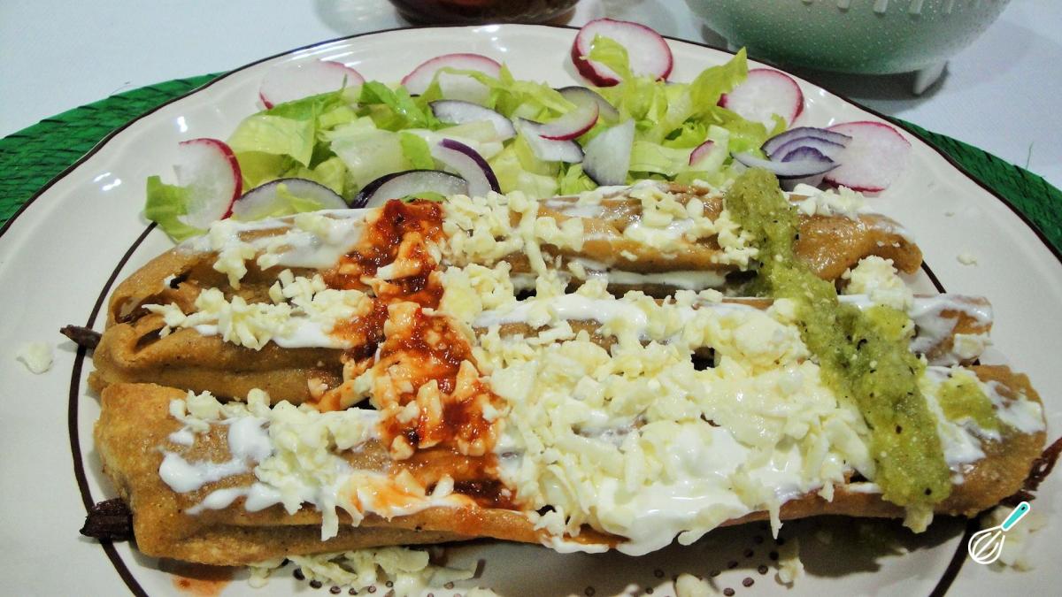 Receita de Flautas mexicanas de carne