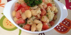 Salada de feijão branco