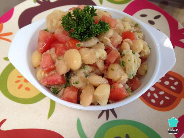 Receita de Salada de feijão branco