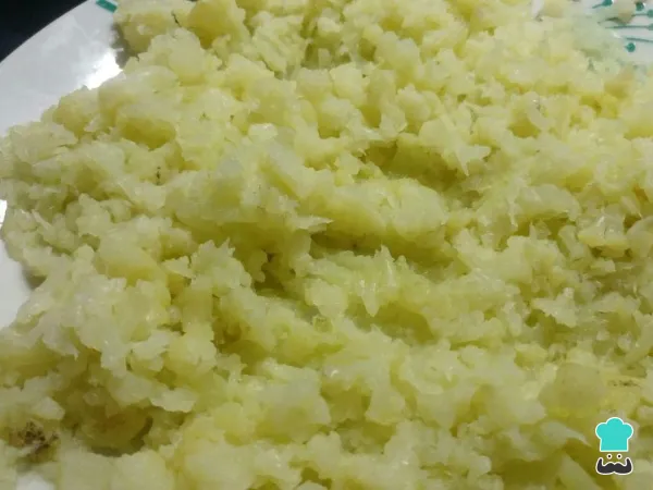 Receita de Bolinho de couve flor vegano - Passo 1