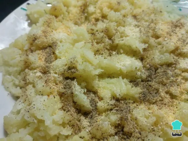 Receita de Bolinho de couve flor vegano - Passo 2
