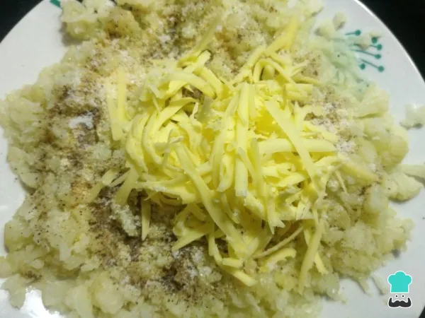 Receita de Bolinho de couve flor vegano - Passo 3