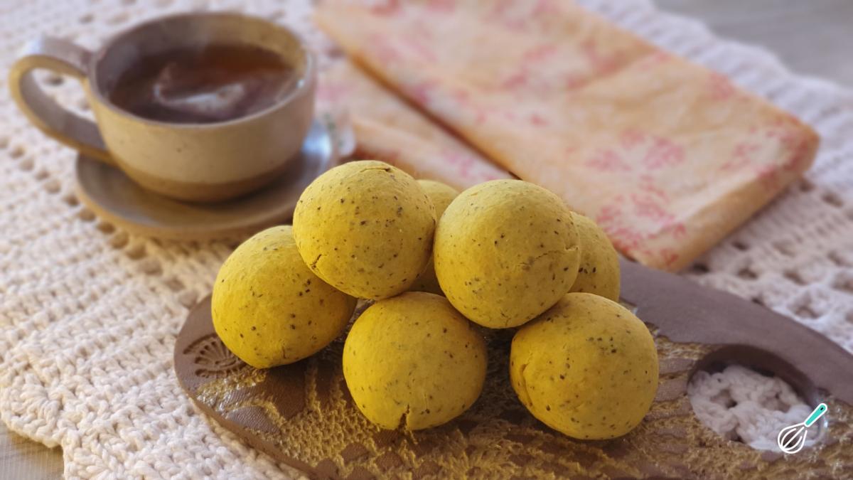 Receita de Pão de beijo (pão de queijo vegano)