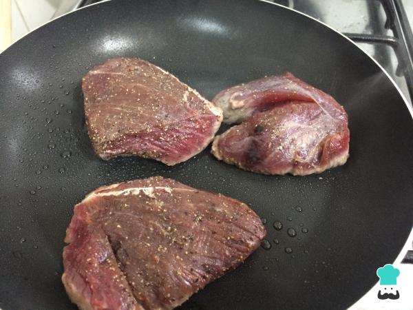 Receita de Salada com carne bovina patinho - Passo 3