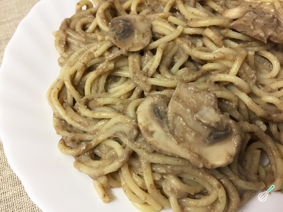 Receita de Macarrão com molho de cogumelos