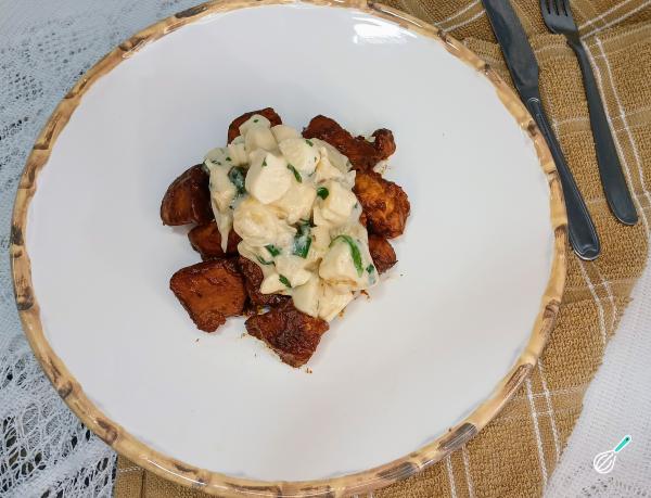 Receita de Frango com palmito