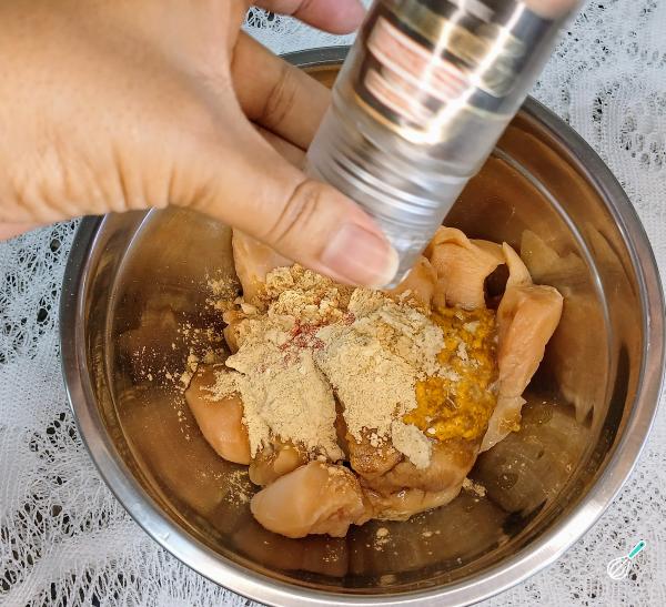 Receita de Frango com palmito - Passo 2