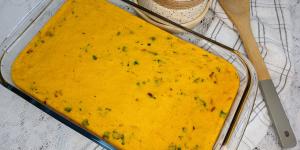 Receita de Sopa paraguaia com milho verde