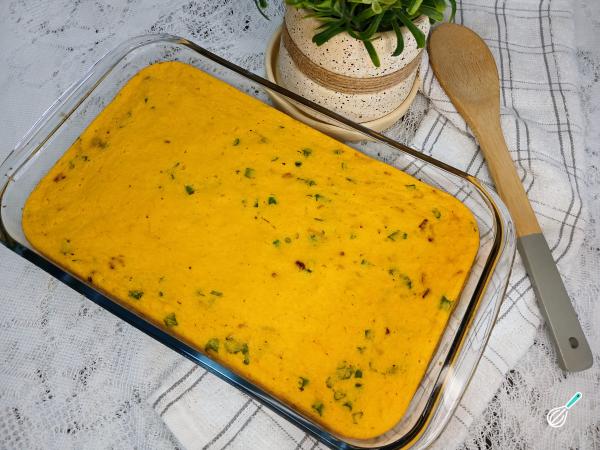 Receita de Sopa paraguaia com milho verde