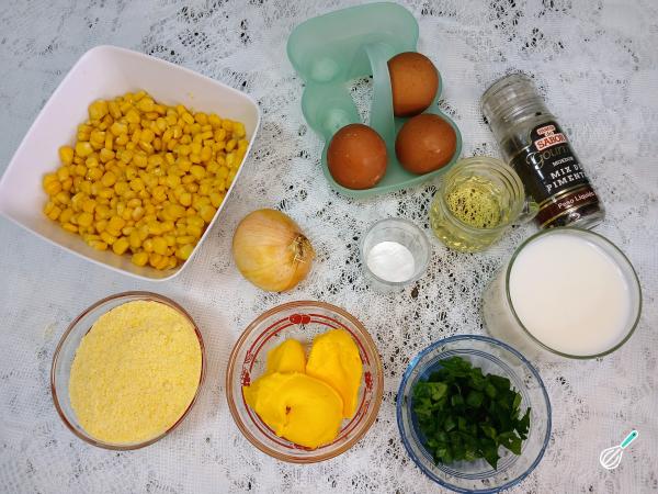 Receita de Sopa paraguaia com milho verde - Passo 1