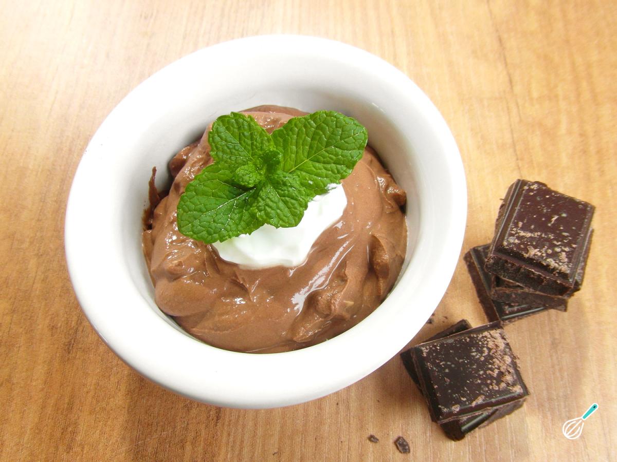 Receita de Mousse de chocolate fit