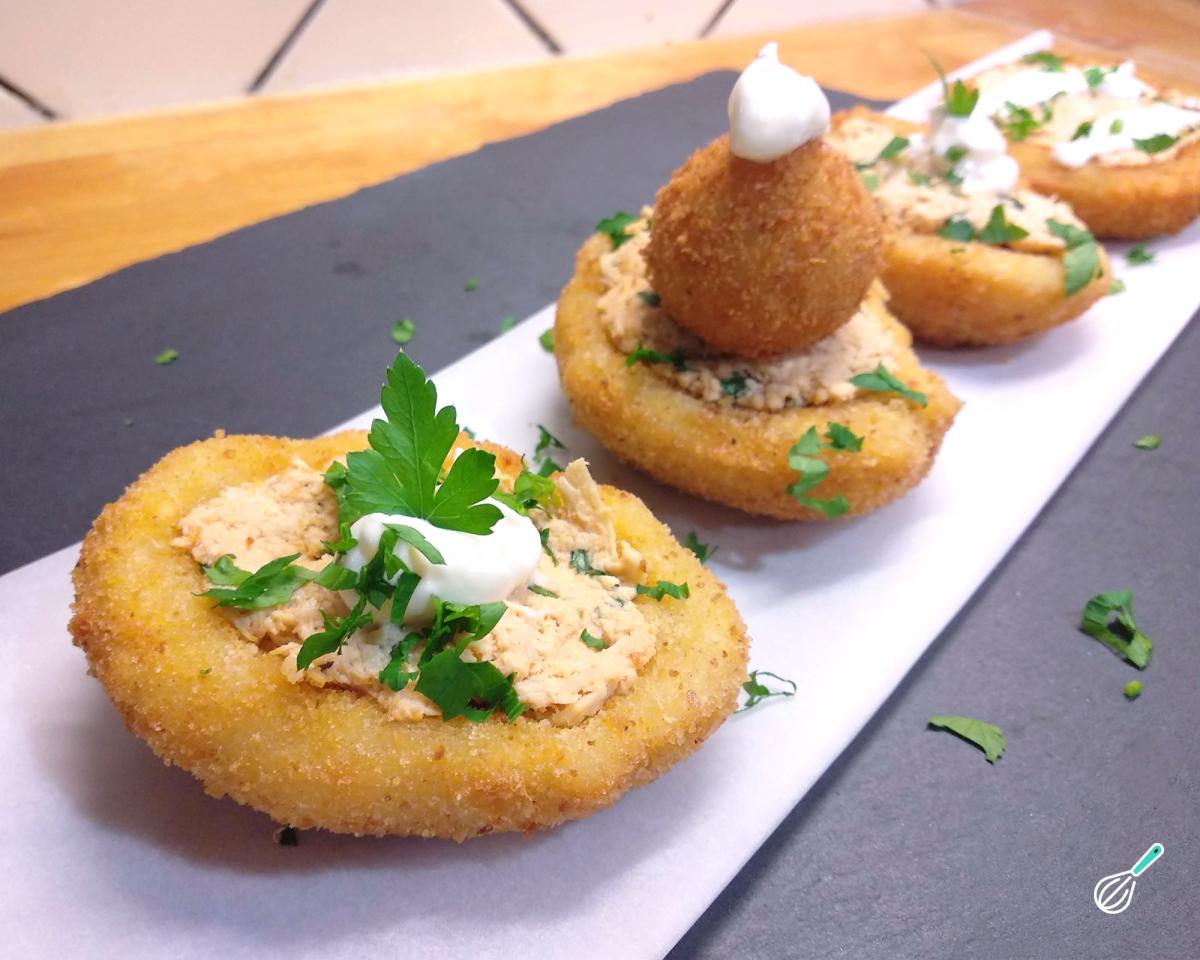 Receita de Ovo de Páscoa de coxinha