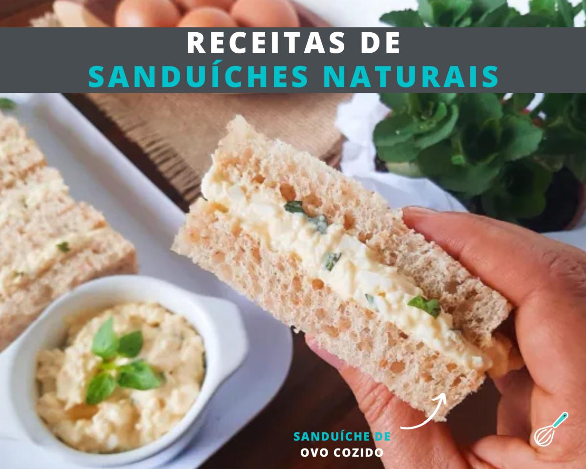 Receitas de sanduíches naturais