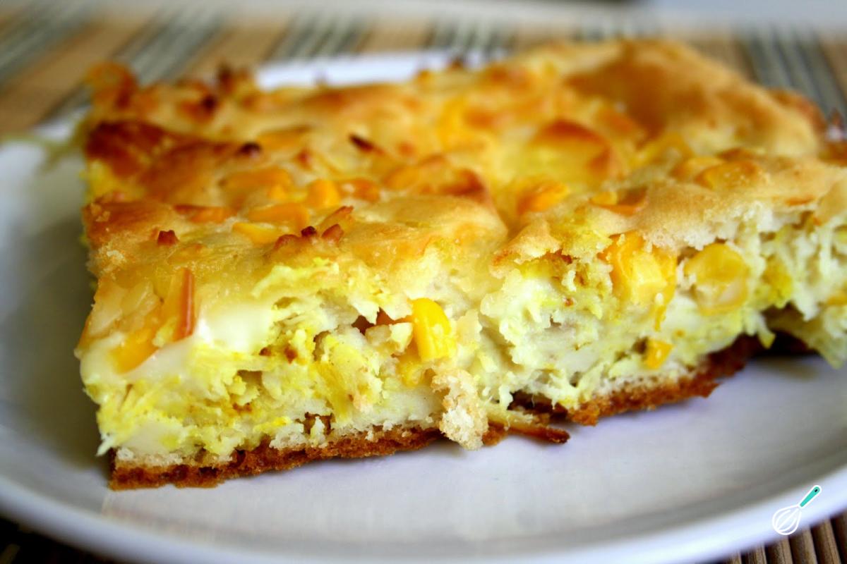 Receita de Torta salgada de frango simples