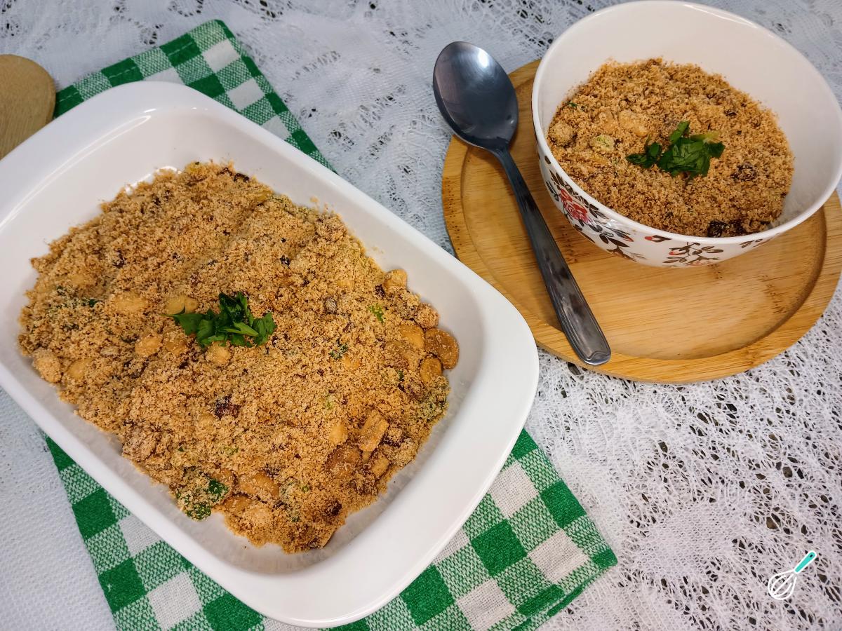 Receita de Farofa com castanha de caju