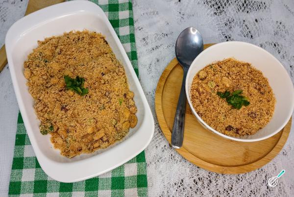 Receita de Farofa com castanha de caju - Passo 6