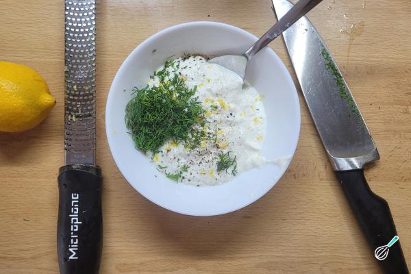 Receita de Patê de alho poró com cream cheese - Passo 4