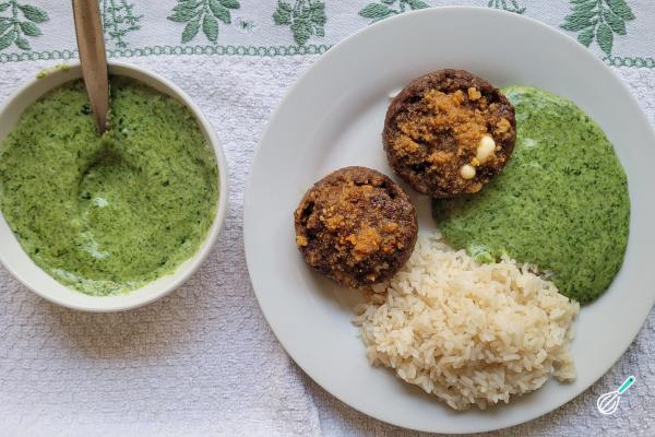 Receita de Creme de espinafre com creme de leite