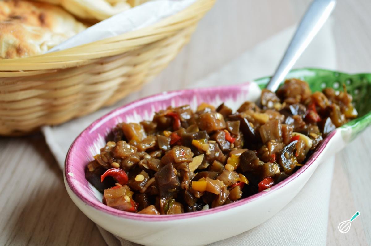 Receita de Antepasto de berinjela