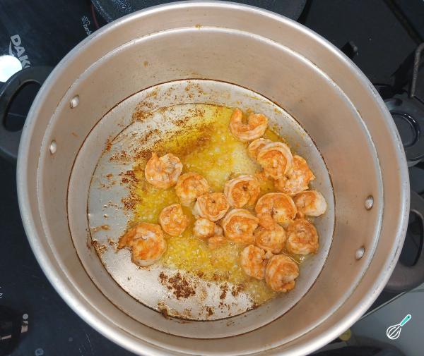 Receita de Feijão fradinho com camarão - Passo 4