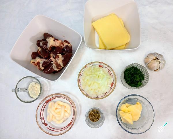 Receita de Pão de alho com coração - Passo 1